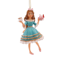 Glinster kerstornament - Alice in Wonderland