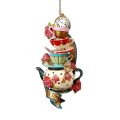 Glinster kerstornament - Tea Time