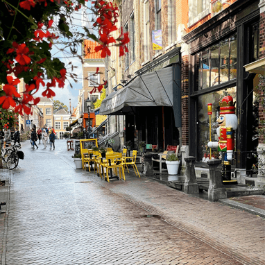 De winkel in Delft